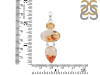 Montana Agate/Citrine Pendant-2SP MTA-1-207