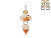 Montana Agate/Citrine Pendant-2SP MTA-1-207
