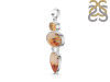 Montana Agate/Citrine Pendant-2SP MTA-1-207