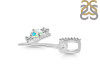 Opal & White Topaz Alphabet Y Pendant OPL-RDA-103.