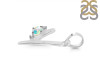 Opal & White Topaz Alphabet Y Pendant OPL-RDA-25.