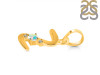 Opal & White Topaz Alphabet Z Pendant OPL-RDA-26.