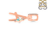 Opal & White Topaz Alphabet A Pendant OPL-RDA-27.