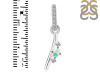 Opal & White Topaz Alphabet I Pendant OPL-RDA-35.