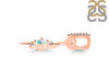 Opal & White Topaz Alphabet I Pendant OPL-RDA-35.