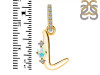 Opal & White Topaz Alphabet L Pendant OPL-RDA-38.