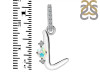 Opal & White Topaz Alphabet L Pendant OPL-RDA-38.