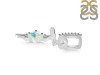 Opal & White Topaz Alphabet T Pendant OPL-RDA-46.
