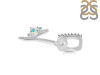 Opal & White Topaz Alphabet Y Pendant OPL-RDA-51.
