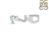 Opal & White Topaz Alphabet Z Pendant OPL-RDA-52.