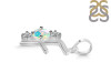 Opal & White Topaz Alphabet F Pendant OPL-RDA-58.