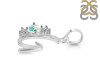 Opal & White Topaz Alphabet G Pendant OPL-RDA-59.