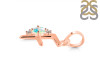 Opal & White Topaz Alphabet F Pendant OPL-RDA-6.