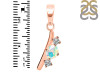Opal & White Topaz Alphabet I Pendant OPL-RDA-61.