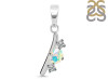 Opal & White Topaz Alphabet I Pendant OPL-RDA-61.