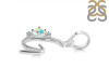 Opal & White Topaz Alphabet G Pendant OPL-RDA-7.