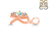 Opal & White Topaz Alphabet R Pendant OPL-RDA-70.