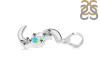 Opal & White Topaz Alphabet S Pendant OPL-RDA-71.
