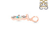 Opal & White Topaz Alphabet T Pendant OPL-RDA-72.