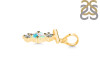 Opal & White Topaz Alphabet T Pendant OPL-RDA-72.