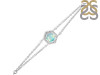 Opal & White Topaz Bracelet With Adjustable Camera Lock OPL-RDB-83.