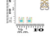 Opal Stud Earring OPL-RDE-1321.