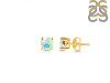 Opal Stud Earring OPL-RDE-1321.