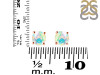 Opal Stud Earring OPL-RDE-1435.