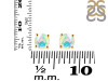 Opal Stud Earring OPL-RDE-1435.