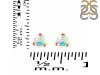 Opal Stud Earring OPL-RDE-1517.