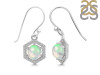 Opal & White Topaz Earring OPL-RDE-701.