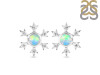 Opal & White Topaz Stud Earring OPL-RDE-854.