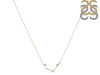 Aries Zodiac Star Constellation Opal & White Topaz Necklace OPL-RDN-488.