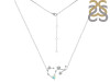 Scorpio Zodiac Star Constellation Opal & White Topaz Necklace OPL-RDN-495.