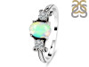 Opal & White Topaz Ring OPL-RDR-1442.