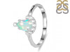 Opal & White Topaz Ring OPL-RDR-1622.