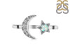 Opal & White Topaz Ring OPL-RDR-1753.