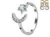 Opal & White Topaz Ring OPL-RDR-1753.