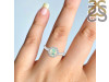 Opal & White Topaz Ring OPL-RDR-1768.