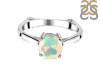 Opal & White Topaz Ring OPL-RDR-1786.