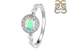 Opal & White Topaz Ring OPL-RDR-1799.