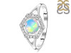 Opal & White Topaz Ring OPL-RDR-1800.