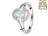 Opal & White Topaz Ring OPL-RDR-1802.