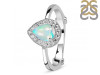 Opal & White Topaz Ring OPL-RDR-1804.