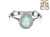 Opal & White Topaz Ring OPL-RDR-1804.
