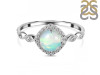 Opal & White Topaz Ring OPL-RDR-1935.