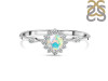 Opal & White Topaz Ring OPL-RDR-1937.