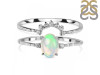 Opal & White Topaz Ring OPL-RDR-1938.