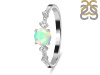 Opal & White Topaz Ring OPL-RDR-1939.