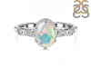 Opal & White Topaz Ring OPL-RDR-2182.